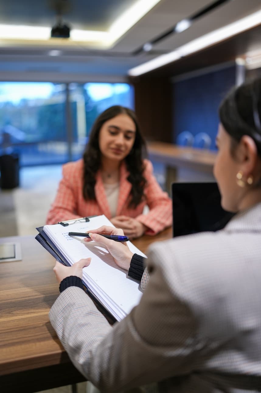 Interview illustration