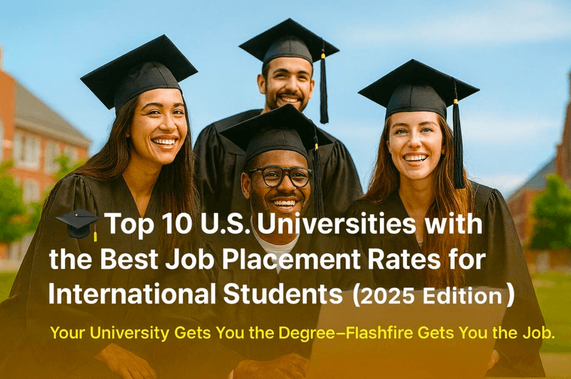 Top 10 U.S. Universities with the Best Job Placement Rates for International Students (2025 Edition)