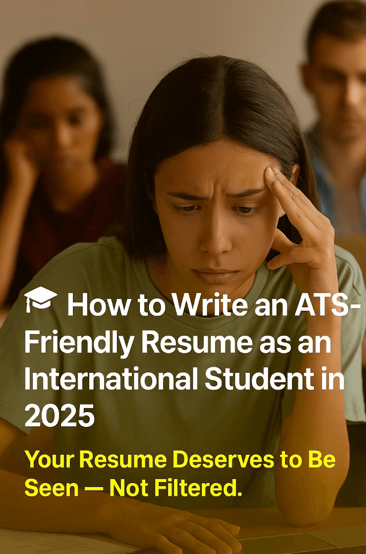 How to Write an ATS-Friendly Resume as an International Student in 2025